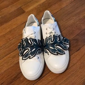 NWT Moncler Women Lenny White Sneaker 37